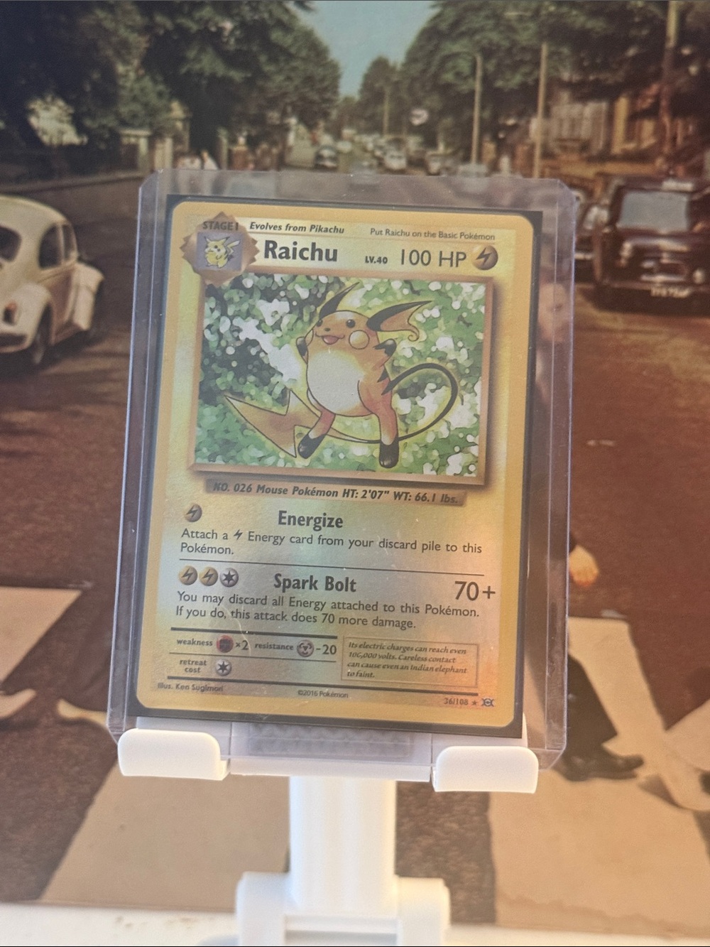 [RAW-NM] - Pokemon 2016 Raichu 36/108 HOLO